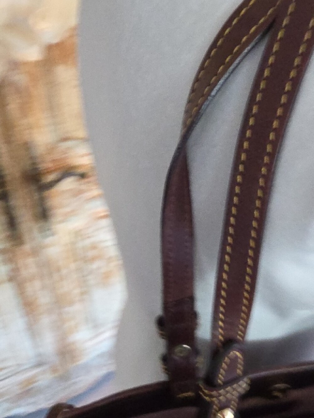 Dooney & Bourke Dark Brown Croc-Embossed Shoulder Tote - Picture 5 of 14
